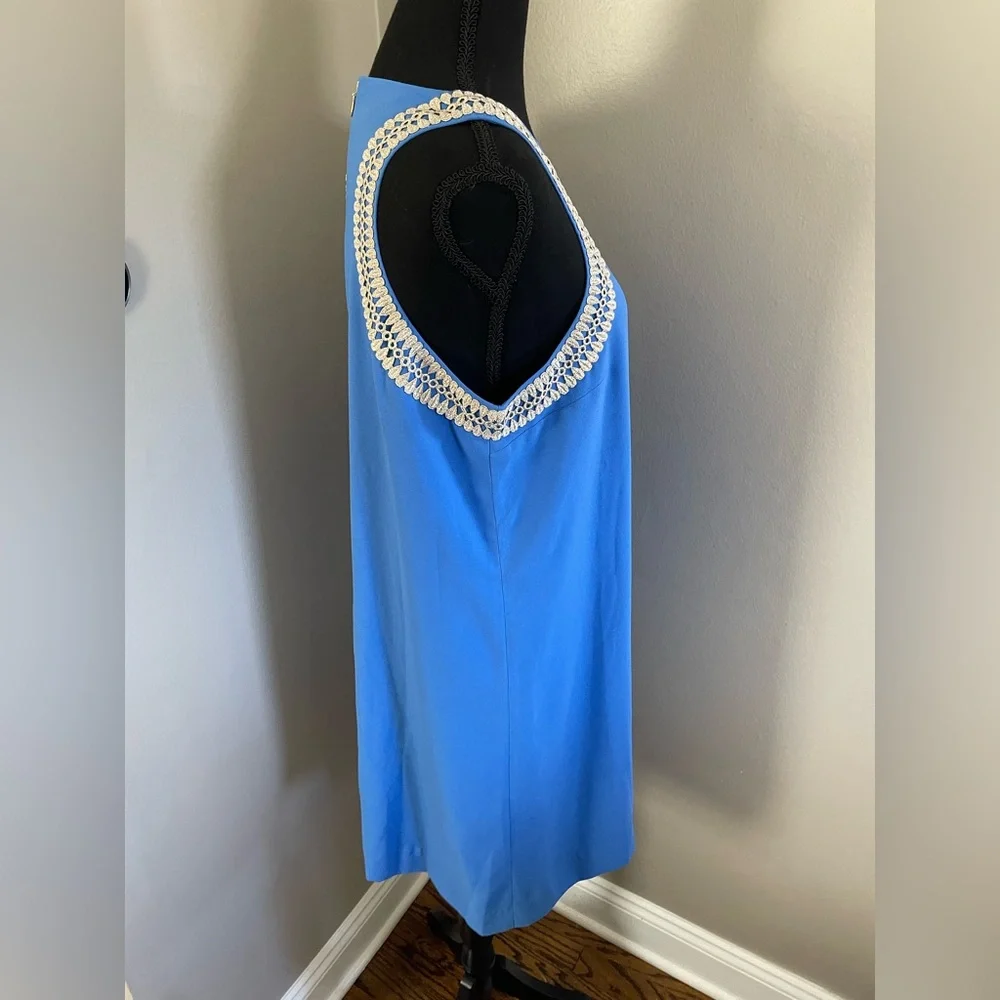 Lilly Pulitzer Amayah Blue Sleeveless Women's Swim Dress